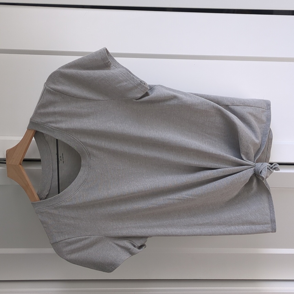 Madewell tie front tee